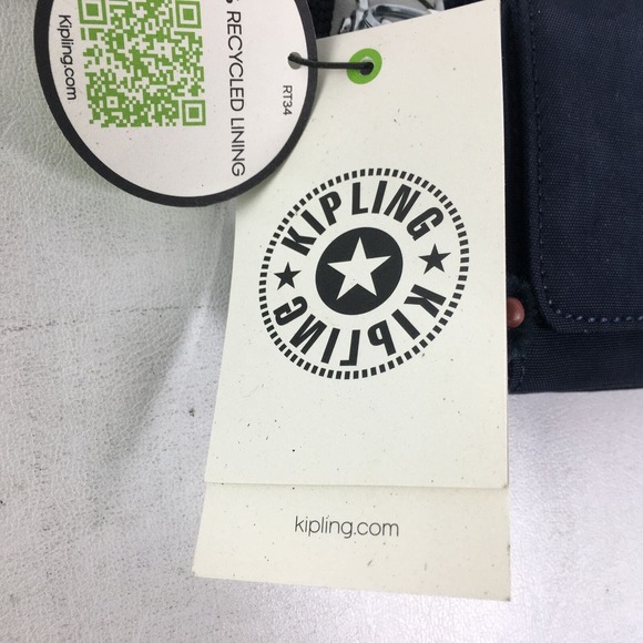 Kipling AC8150 Rubi Wallet, Women's Size 7.5" x 3.75" x 1.5" - True Blue Tonal - Picture 7 of 13